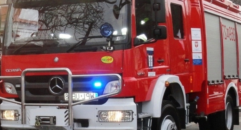 Pożar sadzy w kominie Wyszogród