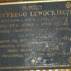 Epitafium poświęcone pamięci Onufrego Lewockiego.